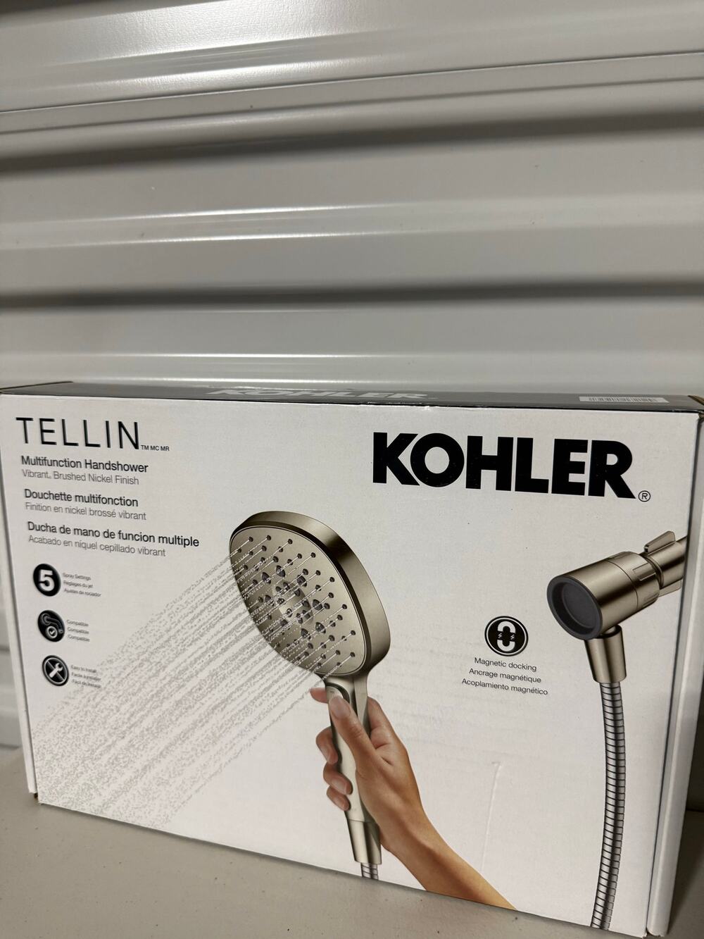 Kohler Tellin Miltifunction Handshower Brushed Nickel